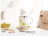 CreaTable Safari Kaffeebecher-Set 4-tlg., Steinzeug, bunt (25050)