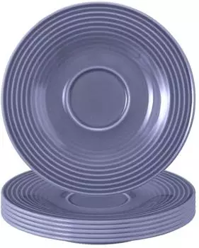 Seltmann Weiden Beat Color Glaze Kombi-Untertasse fliederblau, &oslash;13,5cm, 6er Set