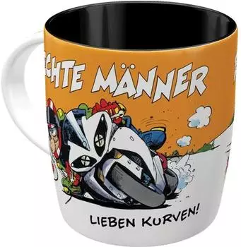 Nostalgic Art Kaffeebecher "Echte M&auml;nner" Keramik (43067)