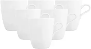 Seltmann Weiden Nori Home Kaffeebecher 400ml wei&szlig;, 6er Set