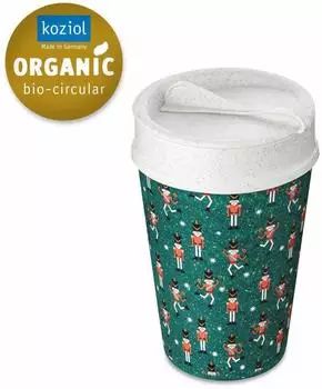 Koziol ISO To Go Thermobecher, 400ml, geometrisches Muster