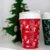 Koziol ISO To Go Thermobecher, 400ml, geometrisches Muster