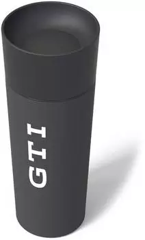 VW GTI Thermobecher 485ml, Edelstahl, schwarz (3A5069604A)