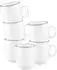 Seltmann Weiden Sento Home Pure Lines Becher mit Henkel 400ml Chocolate Brown 6er Set