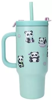 Depesche PENfection To Go Becher Panda, Edelstahl, 470ml (0014142)