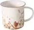 Boltze Bernada Porzellanbecher mit farbigem Rand 320ml (95810)