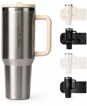 Smilodox Termis Trinkflasche Edelstahl 1,2 L Silber