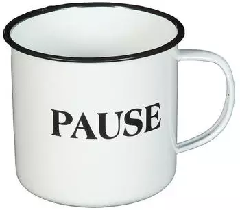 Ambiente Haus Pause Emaillebecher 700 ml 51220