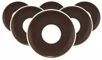 Seltmann Weiden Sento Home Pure Colors Espressountertasse &oslash; 12cm, schokoladenbraun, 6er-Set