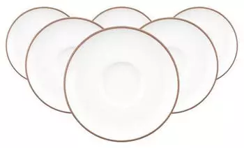 Seltmann Weiden Sento Home Pure Lines Espressountertassen cocoa braun Ø12cm 6er-Set (800002101375)