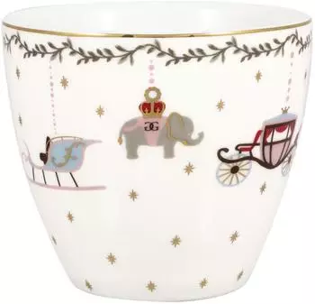 Greengate Royal Christmas Latte Cup wei&szlig; 0,35l