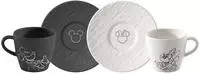 Villeroy & Boch Manufacture Mickey Mouse Mokka-Set / Espresso-Set 4tlg.