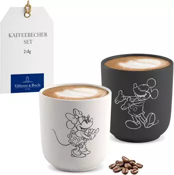 Villeroy & Boch Manufacture Mickey Mouse Kaffeebecher, 2 St&uuml;ck (1047198403)