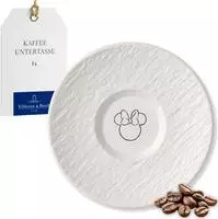 Villeroy & Boch Manufacture Mickey Mouse Kaffeeuntertasse wei&szlig;