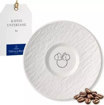 Villeroy & Boch Manufacture Mickey Mouse Kaffee-Untertasse 15.4cm wei&szlig; (1047201310)