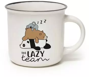 Legami Cappuccinotasse 350ml the lazy team (VCUP0018)
