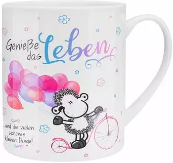 Sheepworld XL-Tasse Genie&szlig;e das Leben 600ml (46205)