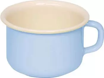 Riess Classic Pastell Kaffeebecher mit Henkel 400ml blau (0299-006)