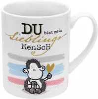 Sheepworld XL-Tasse f&uuml;r gro&szlig;en Genuss "Du bist mein Lieblingsmensch"
