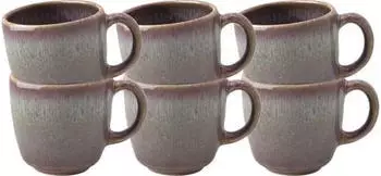 Villeroy & Boch Lave Beige Kaffeetasse, 6 St&uuml;ck (1042816000)
