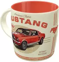 Nostalgic-Art 43076, Nostalgic-Art Tasse Ford Mustang - GT 1967 Red