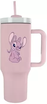 Pyramid international Lilo & Stitch Angel Sitting Tumbler mit Strohhalm 1200ml (40oz)