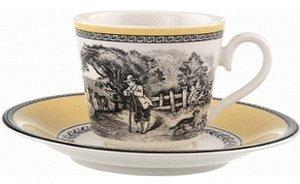 Villeroy & Boch Audun Ferme Kaffee-/Teetasse mit Untertasse
