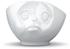 FIFTYEIGHT 3D Schmollende Gesichtertasse in weiß 500 ml