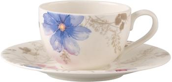 Villeroy & Boch Mariefleur Gris Kaffeetasse mit Untertasse