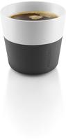 Eva Solo 501002, Eva Solo - Caff&eacute; Lungo-Becher (2er-Set), schwarz Porzellan;