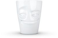FIFTYEIGHT Henkelbecher 350ml - Verschmitzt wei&szlig;