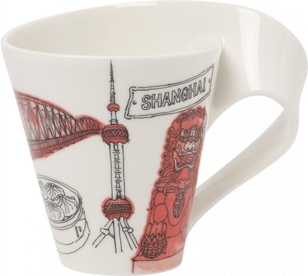 Villeroy & Boch Cities of the World Becher mit Henkel Shanghai 0,3 l