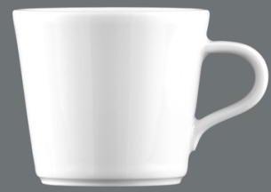 Seltmann Weiden Mandarin Moccatasse konisch 0,09 l weiß