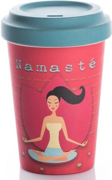 Chic.mic BambooCup Travel Mug 400 ml Yoga Love