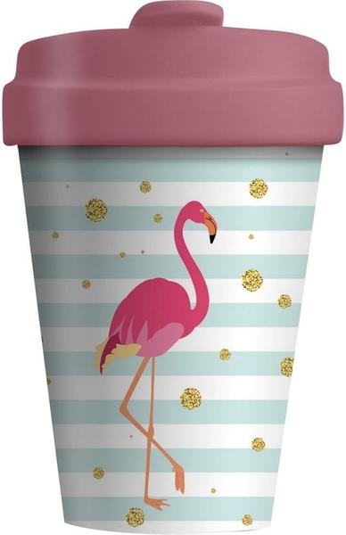 Chic.mic BambooCup Travel Mug 400 ml Flamingo
