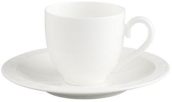 Villeroy & Boch White Pearl Mokka-/Espressotasse 2tlg.