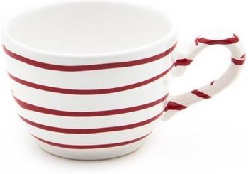 Gmundner Kaffeetasse glatt 0,19 l rotgeflammt