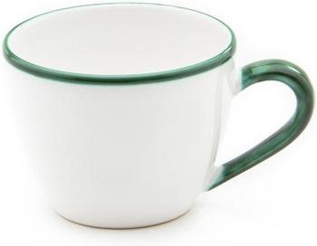 Gmundner Teetasse Maxima 0,4 l grüner rand