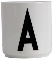 Design Letters 10201000A, Design Letters - AJ Porzellan Becher A, wei&szlig;