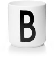 Design Letters 10201000B, Design Letters - AJ Porzellan Becher B, wei&szlig;, 30 Tage