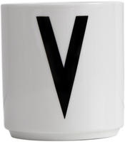 Design Letters 10201000V, Design Letters - AJ Porzellan Becher V, wei&szlig;, 30 Tage