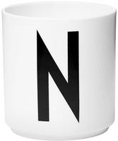 Design Letters 10201000N, Design Letters - AJ Porzellan Becher N, wei&szlig;