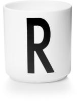 Design Letters 10201000R, Design Letters - AJ Porzellan Becher R, wei&szlig;