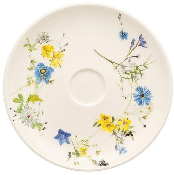 Rosenthal Brillance Fleurs des Alpes Kombi Untertasse 15,5 cm / Coup