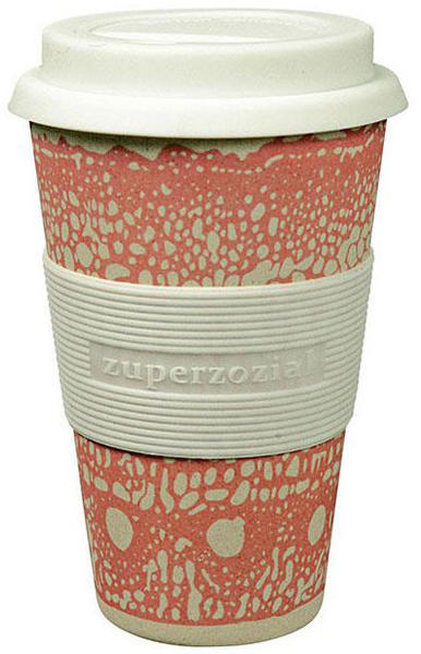 Zuperzozial Coffee to-go Becher Cruising Travel Mug DNA Pink
