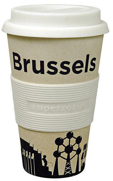 Zuperzozial Coffee to-go Becher Cruising Travel Mug City Brussels