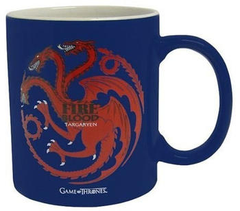 GGS Game Of Thrones Targaryen Fire & Blood Blue & White Mug