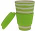 Ebos Bambusbecher Coffee-to-go Green Lines