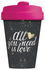 Chic.mic BambooCup Travel Mug 400 ml All you need is love Gold