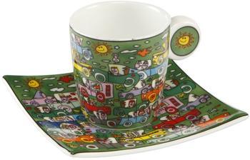 Goebel-Kunststoffe Crosstown Traffic - Espressotasse Pop Art James Rizzi 26102391